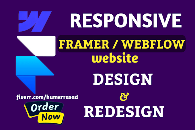 Gig Preview - Framer website design figma to framer animation framer landing page webflow site