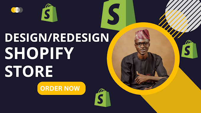 Gig Preview - Build redesign shopify dropshipping store develop shopify website online store