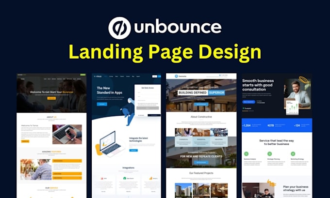 Gig Preview - Create an high converting unbounce landing page with instapage using unbounce