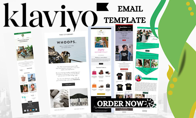 Gig Preview - Design custom klaviyo email template for klaviyo email marketing campaign design