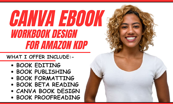 Bestseller - do canva ebook design workbooks book formatting and layout design for amazon kdp