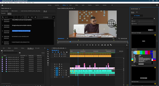 Gig Preview - Do professional video editing for your business