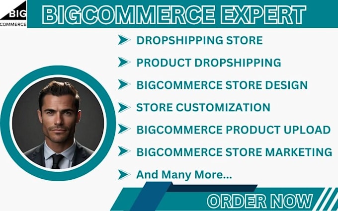 Gig Preview - Design bigcommerce dropshipping store bigcommerce product dropshipping upload