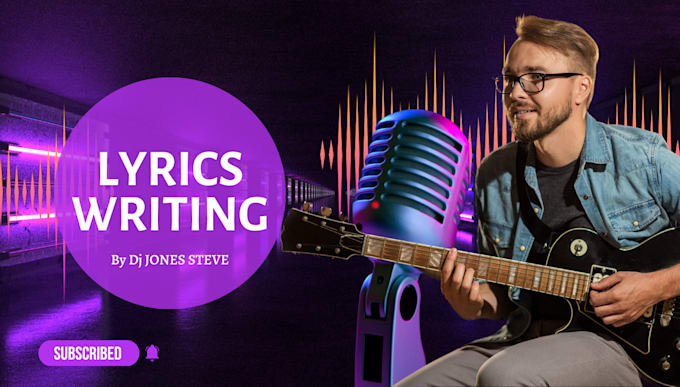 Gig Preview - Write captivating lyrics and melody for your song as a ghostwriter