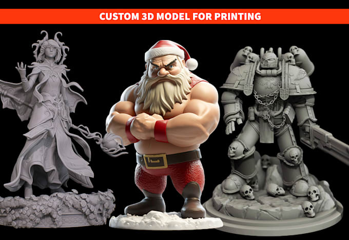 Gig Preview - 3d model warhammer 3d miniature 3d bust model 3d action figure resin 3d printing