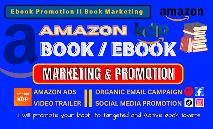 Gig Preview - Do amazon KDP fantasy book promotion, kindle ebook marketing and kdp promotion