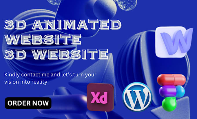 Bestseller - do 3d animations on wix wordpress webflow website using 3d spline threejs webgl