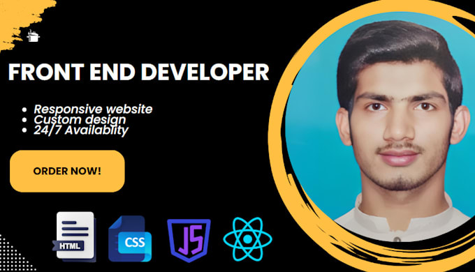 Bestseller - be your frontend  developer in HTML,CSS,javascript and react