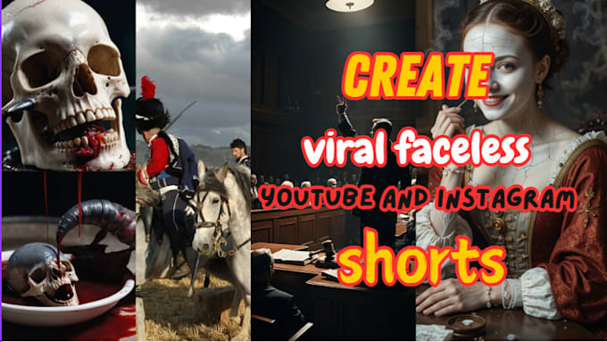 Gig Preview - Create viral faceless ai history shorts for youtube and instagram reels