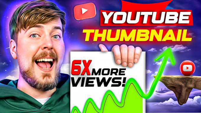 Gig Preview - Design custom youtube thumbnails that attract views