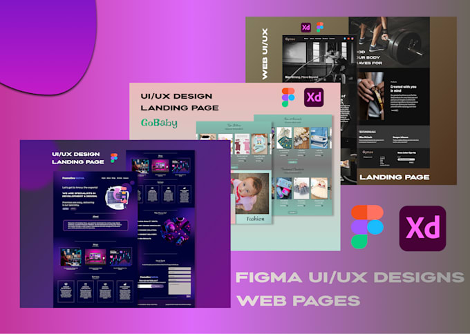 Bestseller - design professional and creative figma ui UX with smooth animation