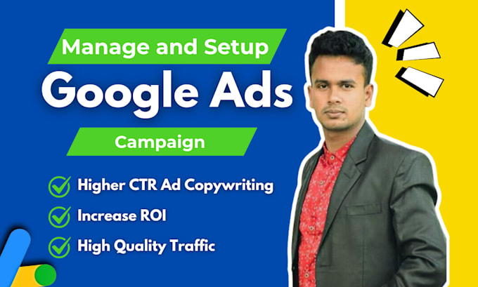 Gig Preview - Setup and manage google search ads ppc campaign