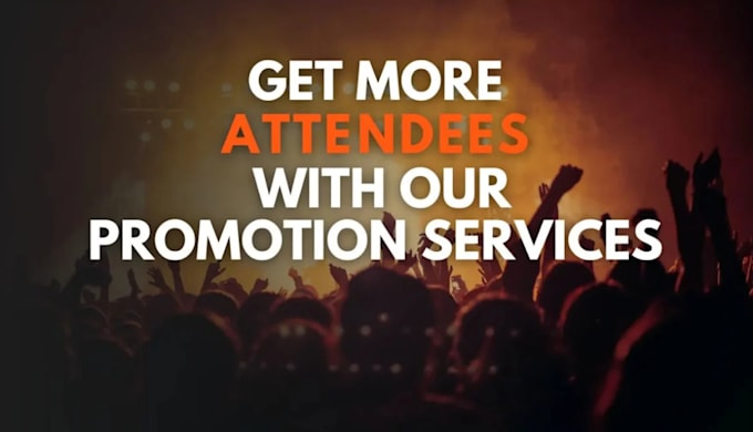 Gig Preview - Promote resident advisor event, webinar, eventbrite marketing and concert