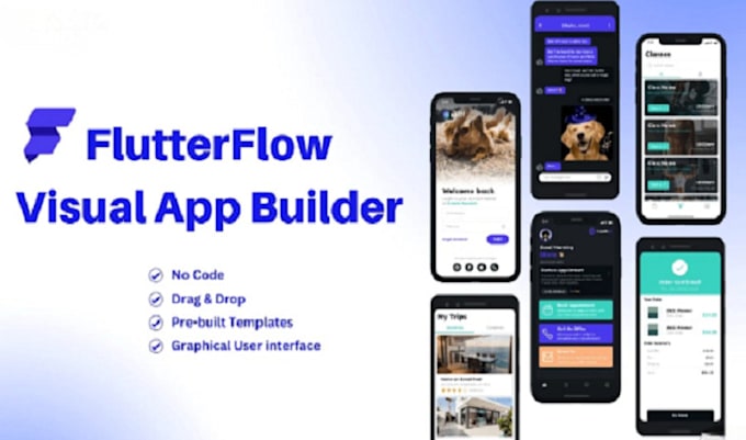 Gig Preview - Develop no code app, flutterflow app, mobile app development using flutter flow