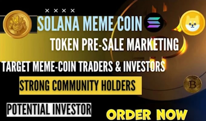 Gig Preview - Base token promotion telegram promotion for your solana project to get holders