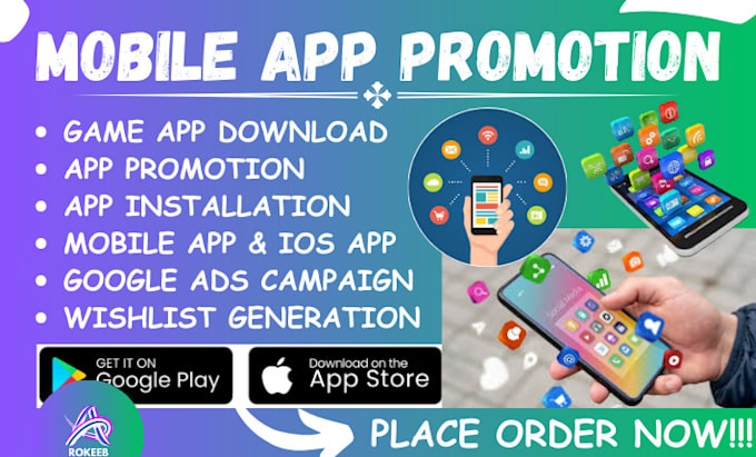 Gig Preview - Do mobile app marketing, organic IOS android app and game install with google ad