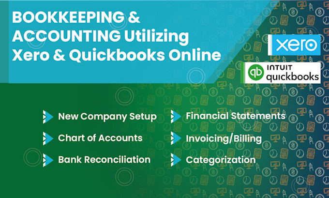 Gig Preview - Do accounting and bookkeeping using quickbook online ,xero