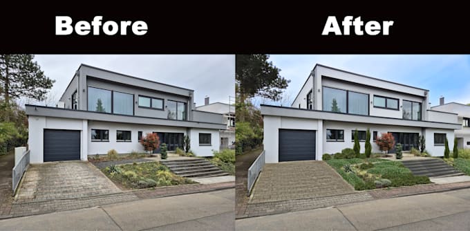 Gig Preview - Real estate photo manipulation, photo editing professionally