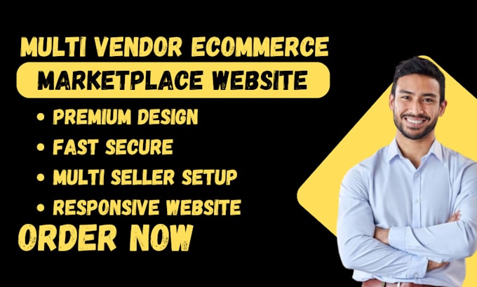 Bestseller - build multi vendor ecommerce marketplace website or multivendor website