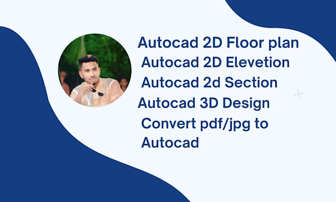 Gig Preview - Do 2d floor plan,elevision and 3d design autocad