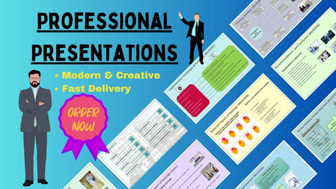 Gig Preview - Create professional presentation slides design