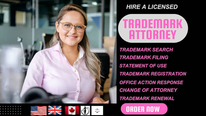 Gig Preview - File your trademark, patent registration in the USA uk, and canada