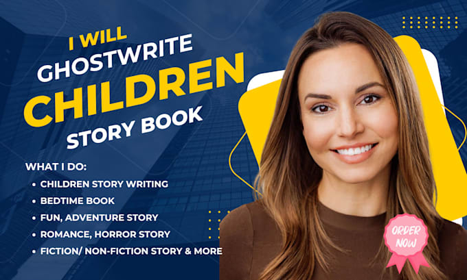 Gig Preview - Children story writing children story book children story children book writer