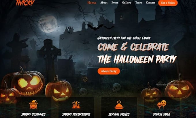 Gig Preview - Create halloween shopify store halloween christmas store dropshipping store