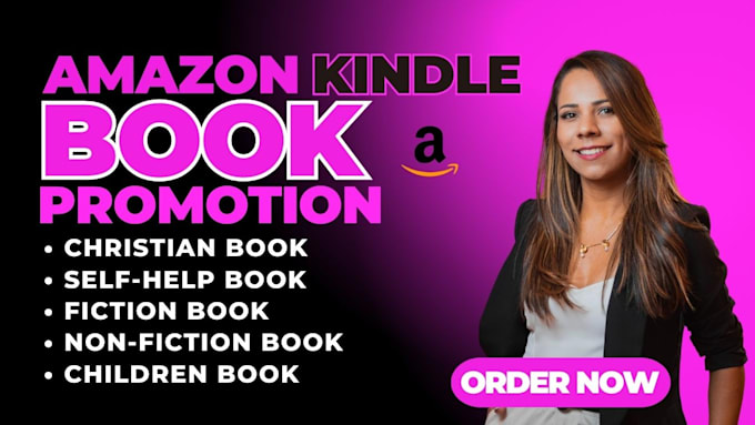 Gig Preview - Do amazon book promotion, children book promotion, romance ebook marketing