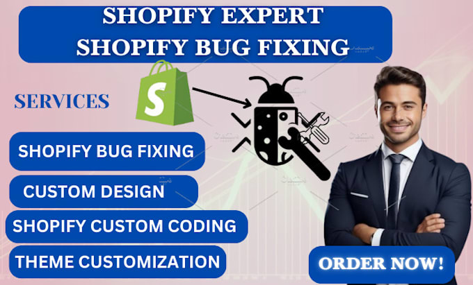 Gig Preview - Do shopify custom coding shopify bug fixing and custom theme shopify expert