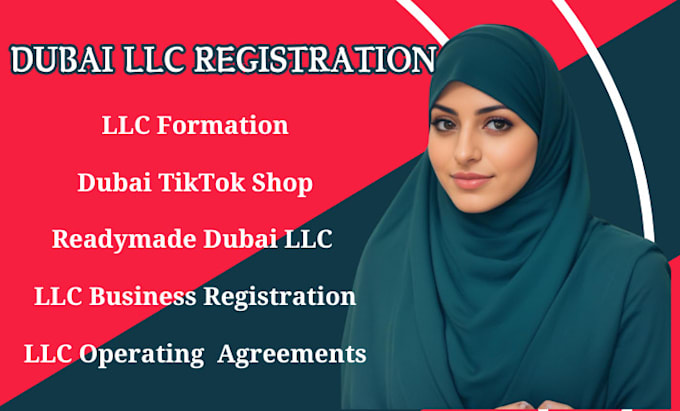 Gig Preview - Readymade dubai llc registration business setup consultation for non resident