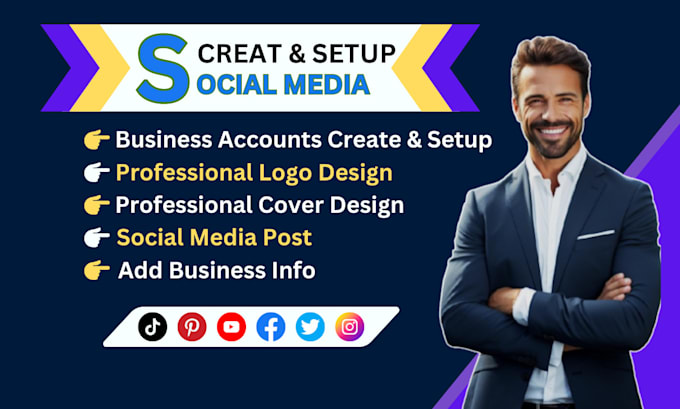 Gig Preview - Create and setup your social media business accounts