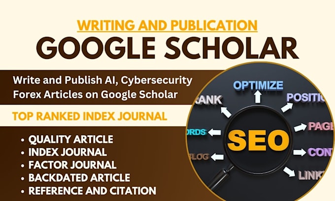 Gig Preview - Write, publish cybersecurity articles, report, indexed journal on google scholar