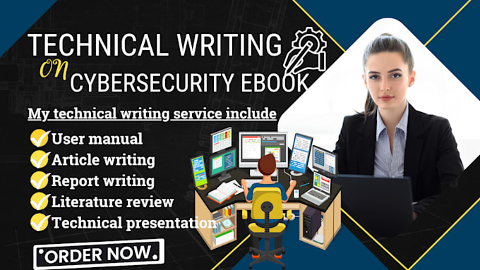 Gig Preview - Do technical writing on cyber security, report writing, cloud computing