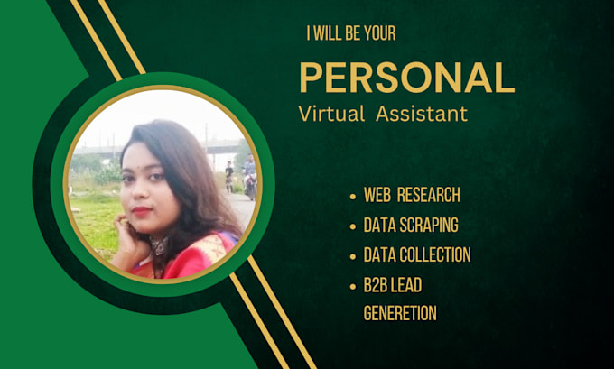 Gig Preview - Be your personal virtual assistant for web research