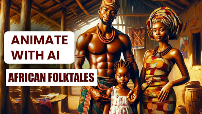 Gig Preview - Create you a custom folktale storytelling, 3d animation