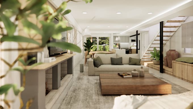 Gig Preview - Make the best custom interior rendering designs