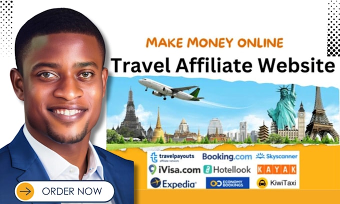 Gig Preview - Create a premium automated travel affiliate website for passive income