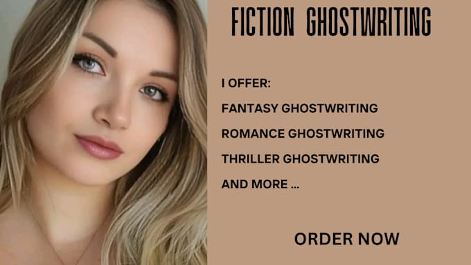 Gig Preview - Do fiction ghostwriting, be ebook or novel ghostwriter