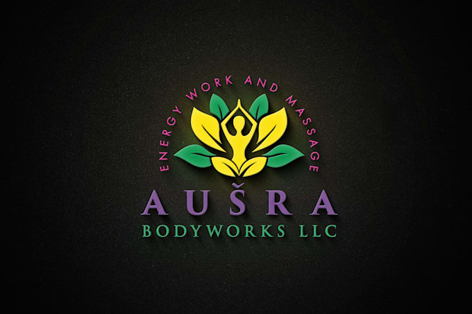 Gig Preview - Do modern massage therapy and wellness spa yoga logo