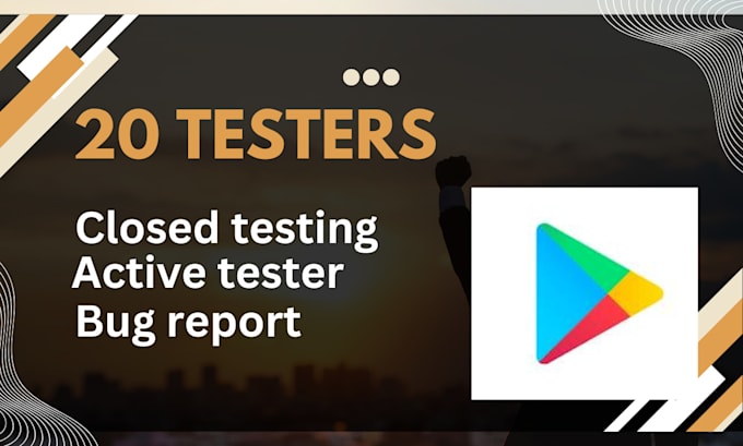 Gig Preview - Provide 20 testers testing google play console closed testing android mobile app