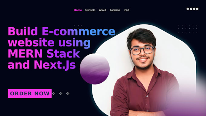 Gig Preview - Build a custom ecommerce website with mern stack and next js