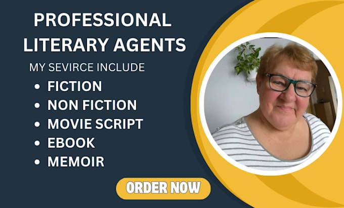 Gig Preview - Find you top notch literary agents for fiction and non fiction manuscript