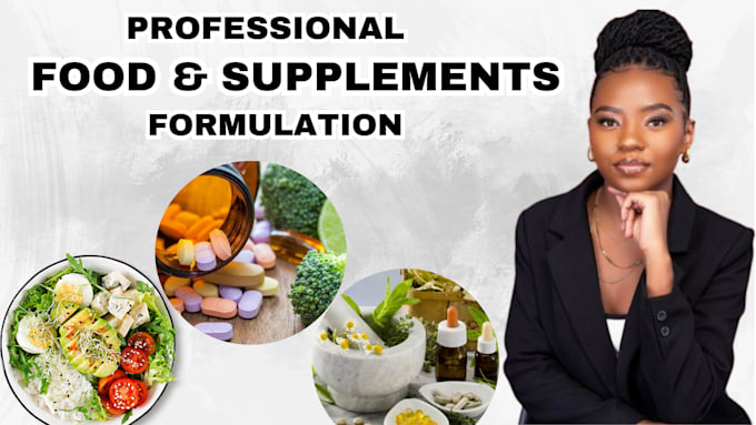 Gig Preview - Formulate your natural health product and dietary supplement