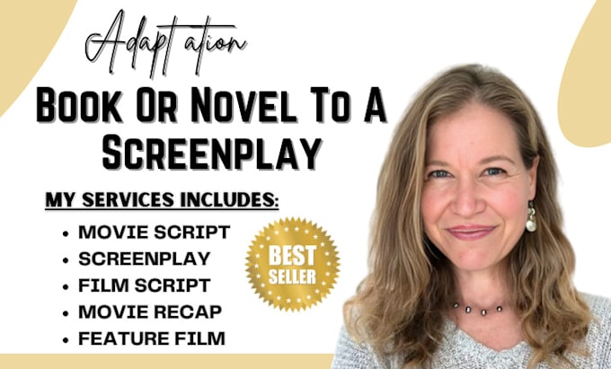 Gig Preview - Turn your book or novel into a screenplay