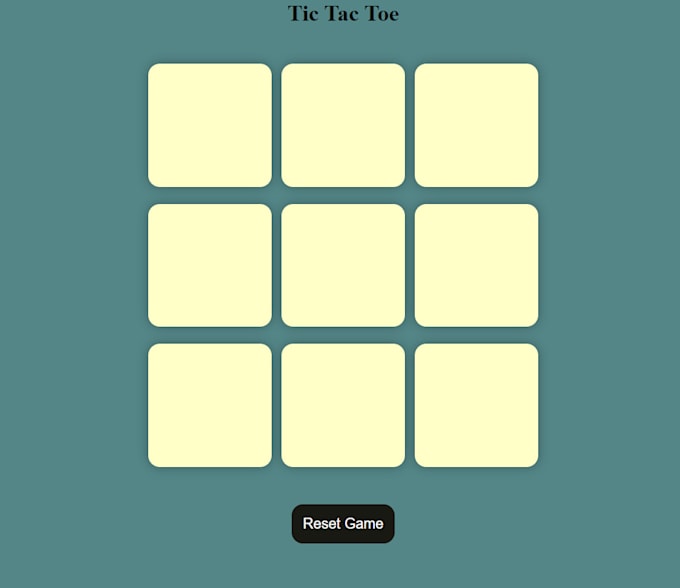 Gig Preview - Develop a custom tic tac toe game with ai and animations