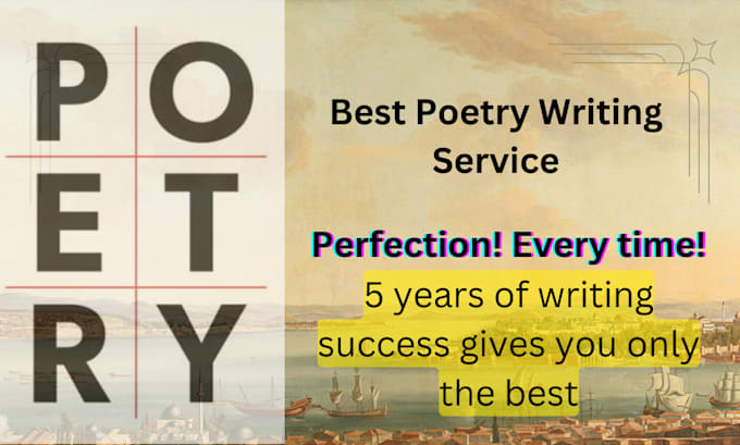 Gig Preview - Write, edit or proofread your poetry work