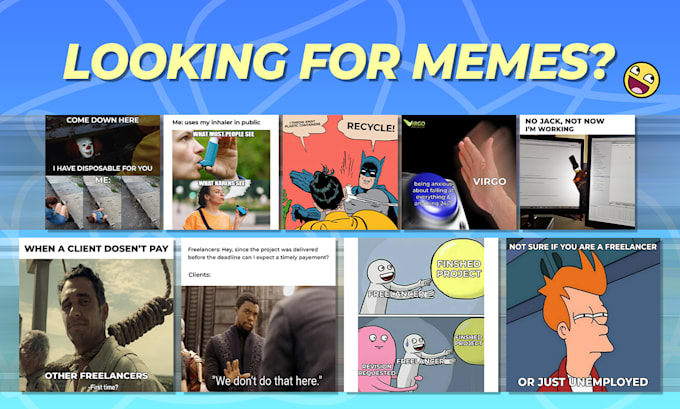 Gig Preview - Make funny memes for your business