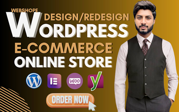 Gig Preview - Design wordpress ecommerce store or online webshop