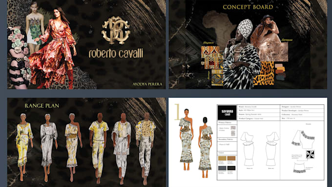 Gig Preview - Create your fashion portfolios